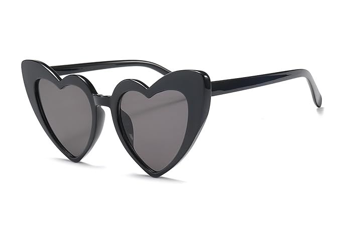 FEISEDY Vintage Heart Shaped Sunglasses Women Stylish Love Eyeglasses B2421 | Amazon (US)