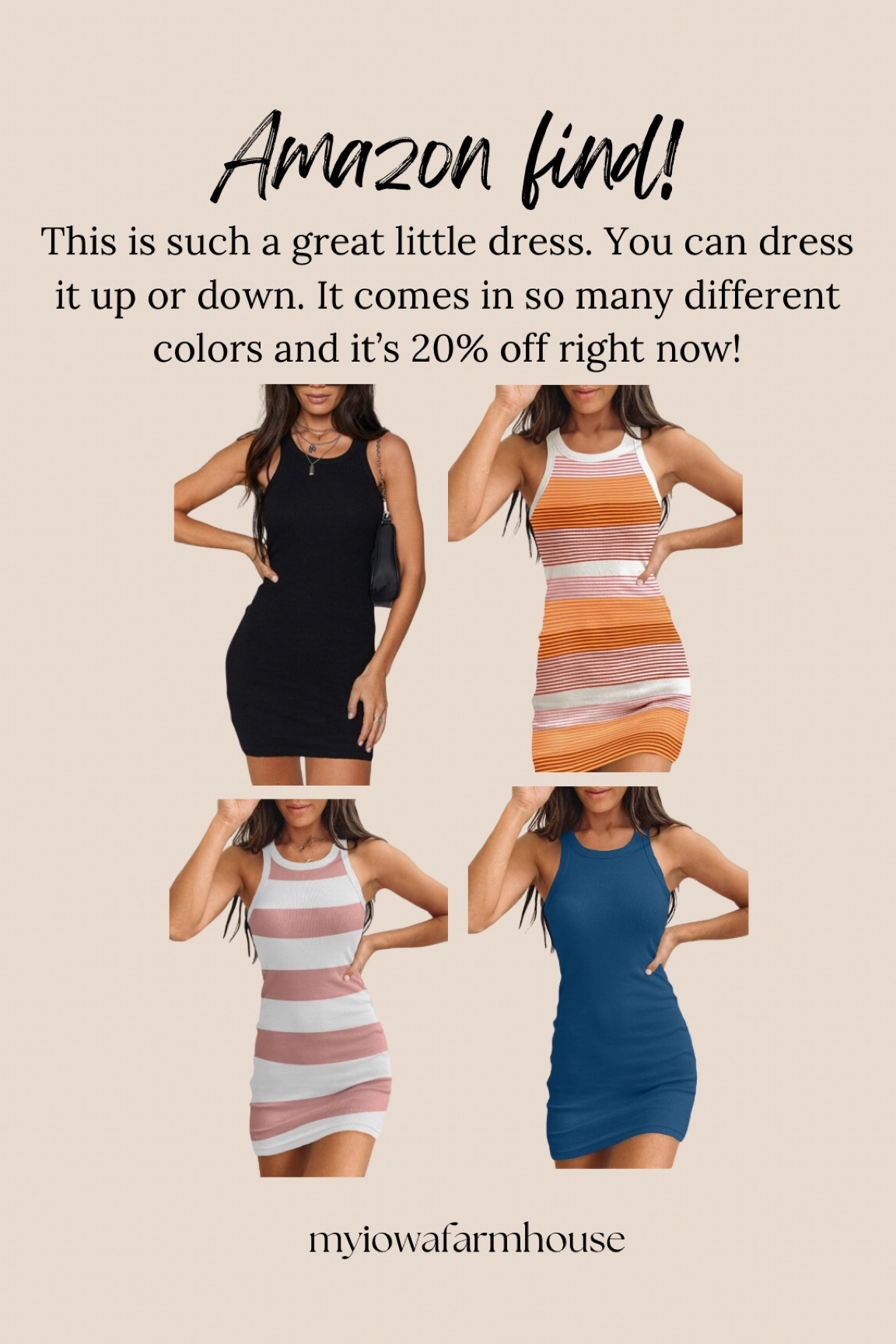 This is the perfect little staple dress for your closet! Comes in so many different colors and patterns. It’s 20% off right now on Amazon! It would be great for a travel day or on vacation.
Women’s fashion. Women’s summer dress. Travel outfit.


#LTKstyletip #LTKtravel #LTKsalealert