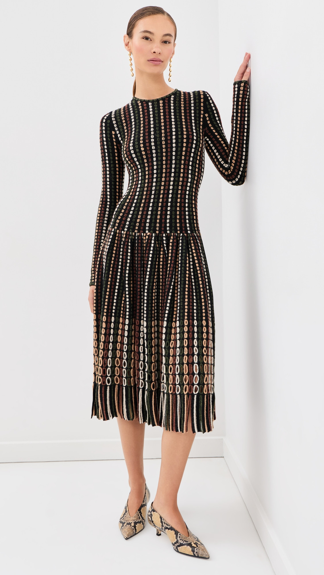 Ulla Johnson Adele Knit Dress Noctis L | Shopbop