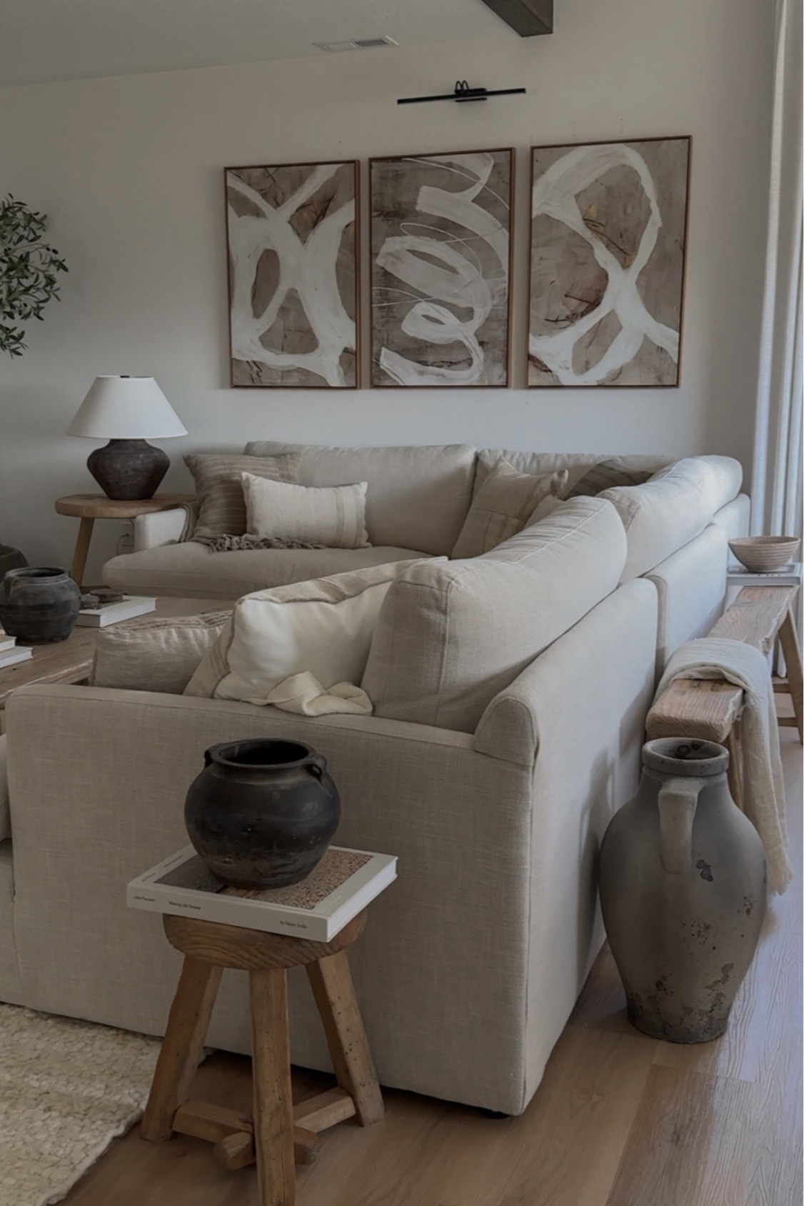 My favorite neutral + affordable wall art set from @wayfair! #ad Wall art is up to 70% off right now! If you have been eyeing this wall art, now is the time to get it! 

#wayfair #wayfairpartner #wayfairhomefinds #neutraldecor #wayfairdecor #wallart #organicmoderndecor #livingroomdecor

#LTKSaleAlert #LTKSummerSales #LTKHome