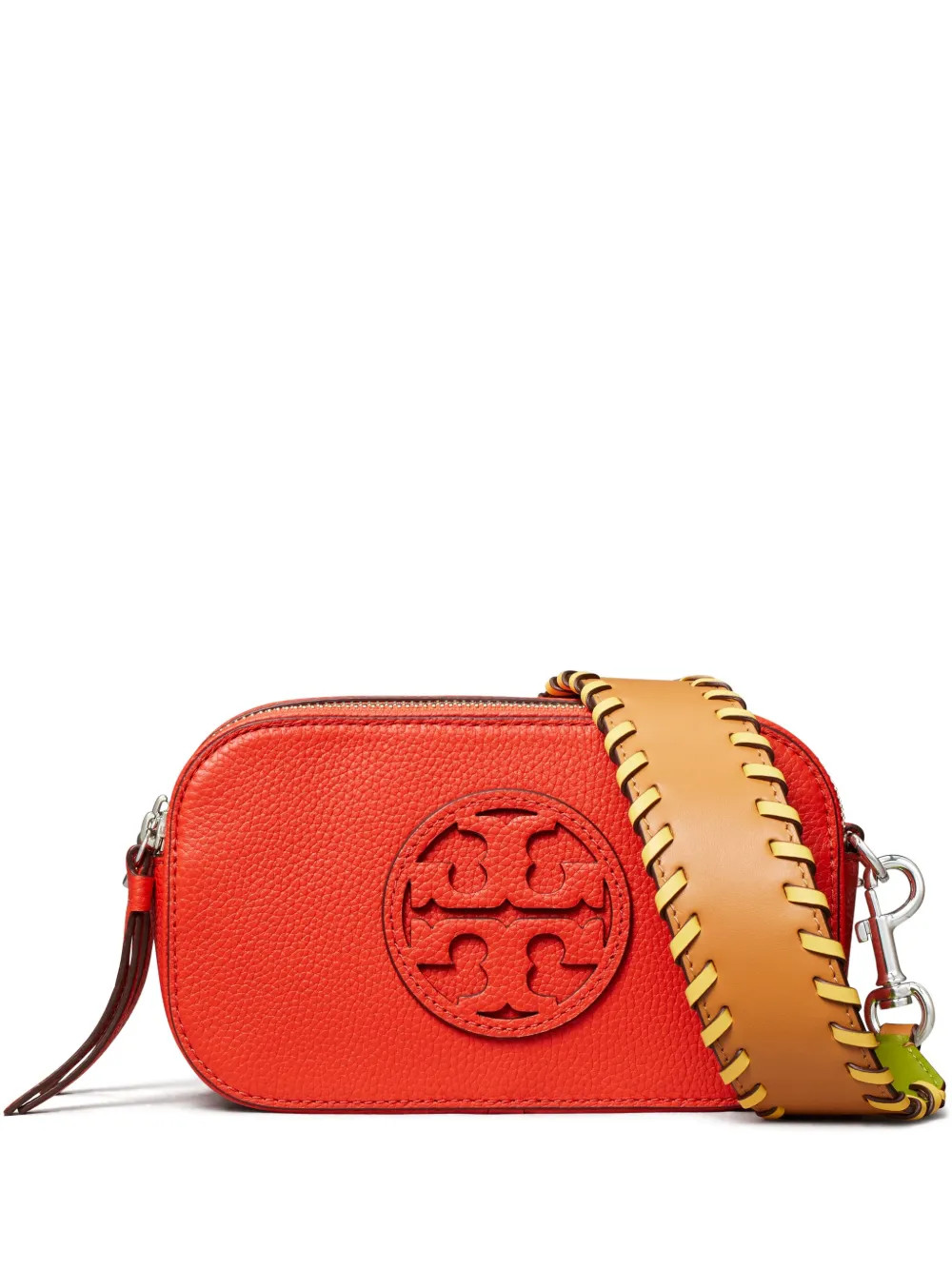 Tory Burch Mini Miller Leather Crossbody Bag - Farfetch | Farfetch Global