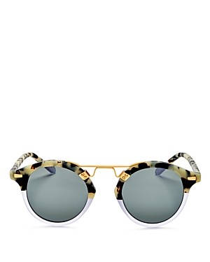 Krewe St. Louis 24K Gradient Round Sunglasses, 46mm | Bloomingdale's (US)