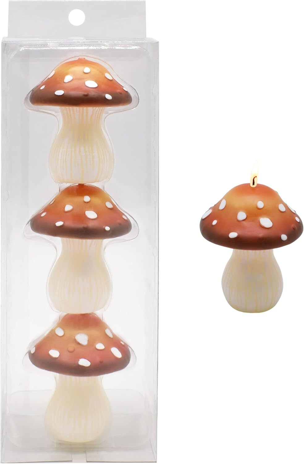 Ashland 2.25" Mushroom Unscented Votive Candles, 3ct Fall Home Decor | Amazon (US)