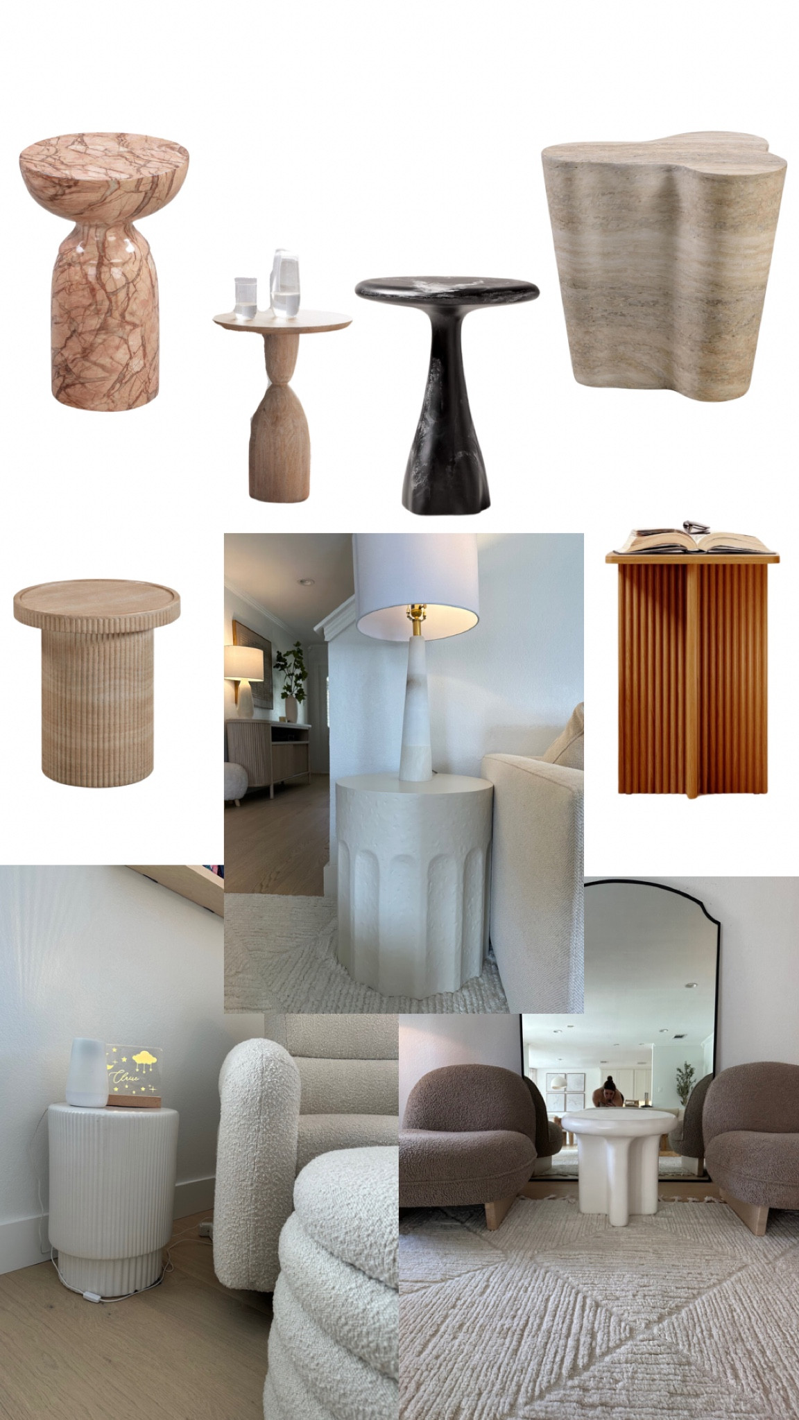 Side table round up - the ones I own plus others I love! 

#LTKhome #LTKSeasonal #LTKstyletip