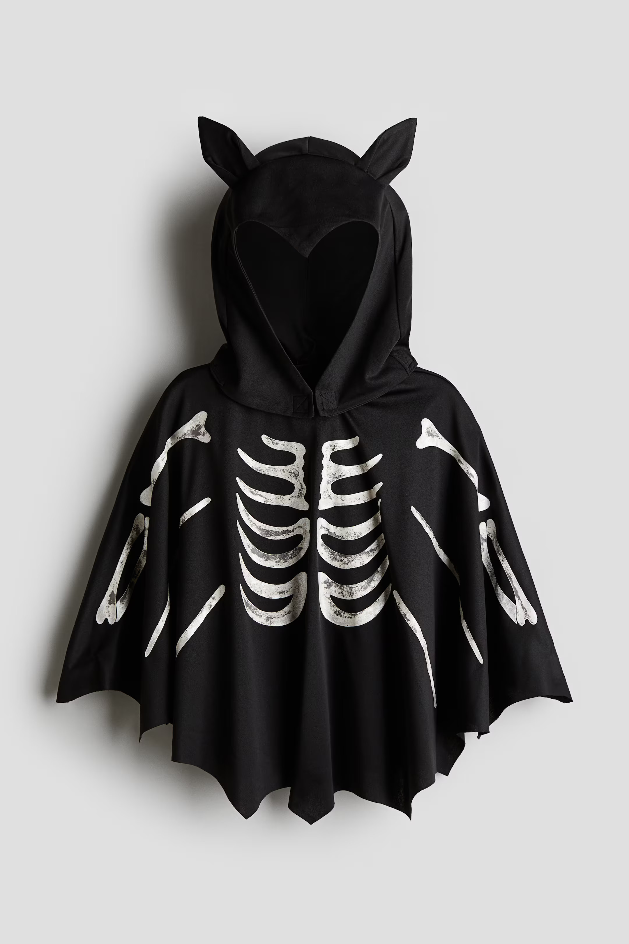 Bat Costume Cape - Black/bat skeleton - Kids | H&M US | H&M (US + CA)