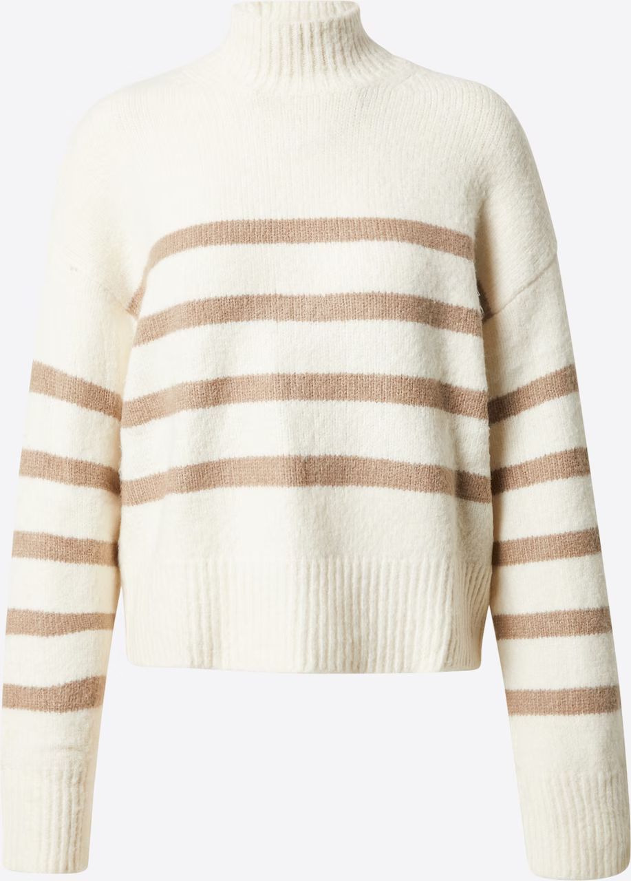 ABOUT YOU Pullover 'Felice' in Creme, Dunkelbeige | ABOUT YOU (DE)