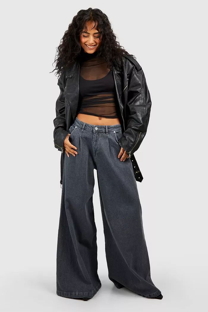 Extreme Wide Leg Jeans | boohoo (US & Canada)