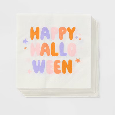 20ct Cute Happy Halloween Lunch Napkin - Spritz™ | Target