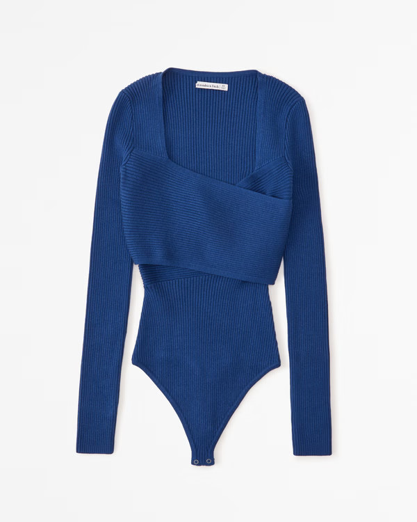Women's LuxeLoft Wrap Bodysuit | Women's Tops | Abercrombie.com | Abercrombie & Fitch (US)