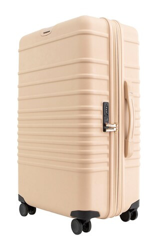 BEIS The Large Check-In Roller in Beige from Revolve.com | Revolve Clothing (Global)