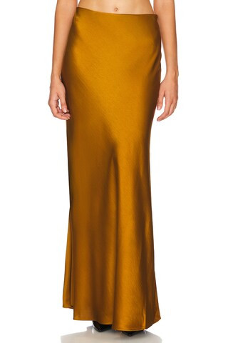 Essentiel Antwerp Giada Maxi Length Skirt in Toffee from Revolve.com | Revolve Clothing (Global)