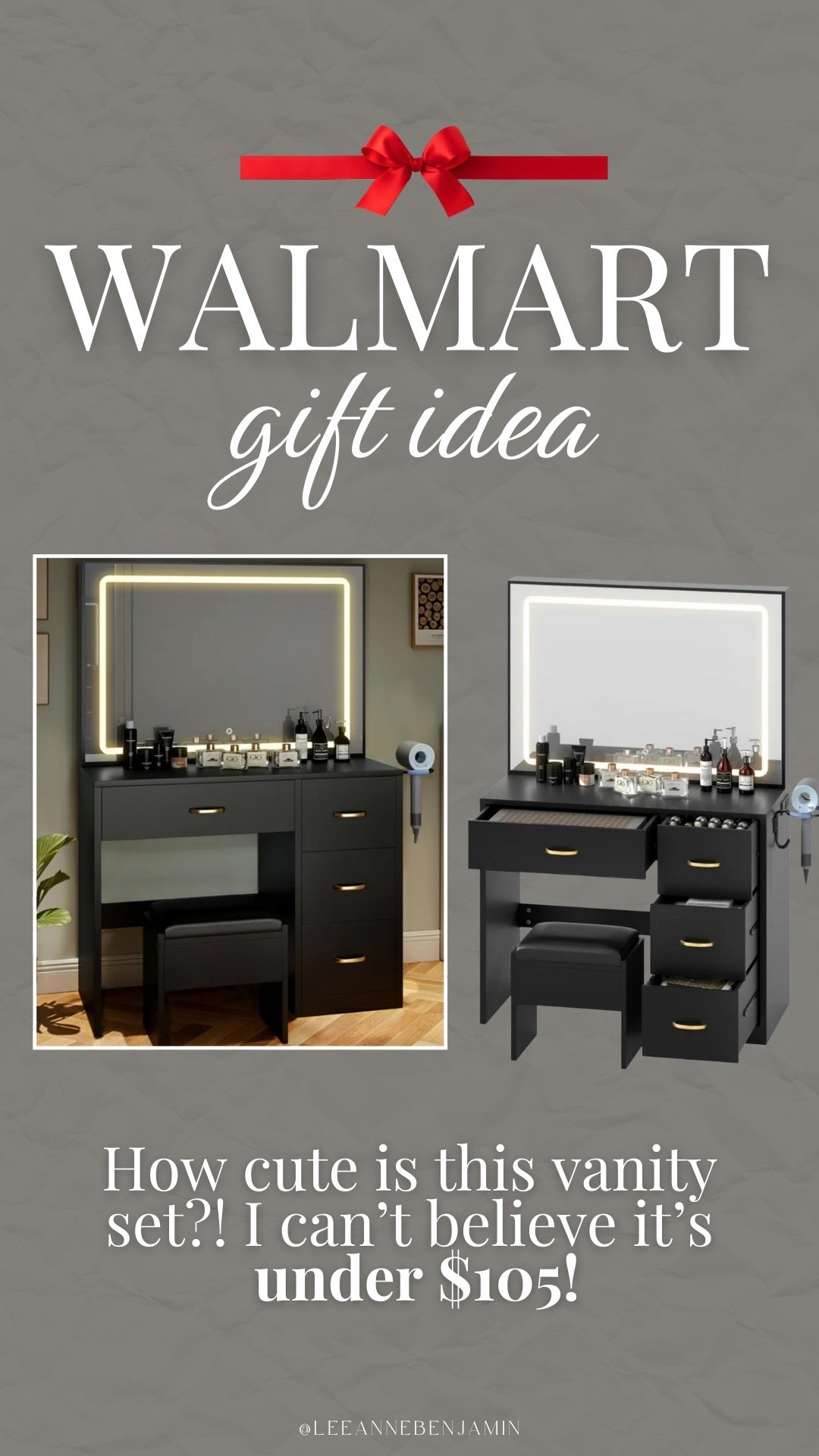 Walmart desk vanity that is so cute & a great price! 

#LTKGiftGuide #LTKHome #LTKSaleAlert