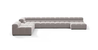 Tufted Sectional Sofa - Extra Large Left Corner | Manhattan Home Design