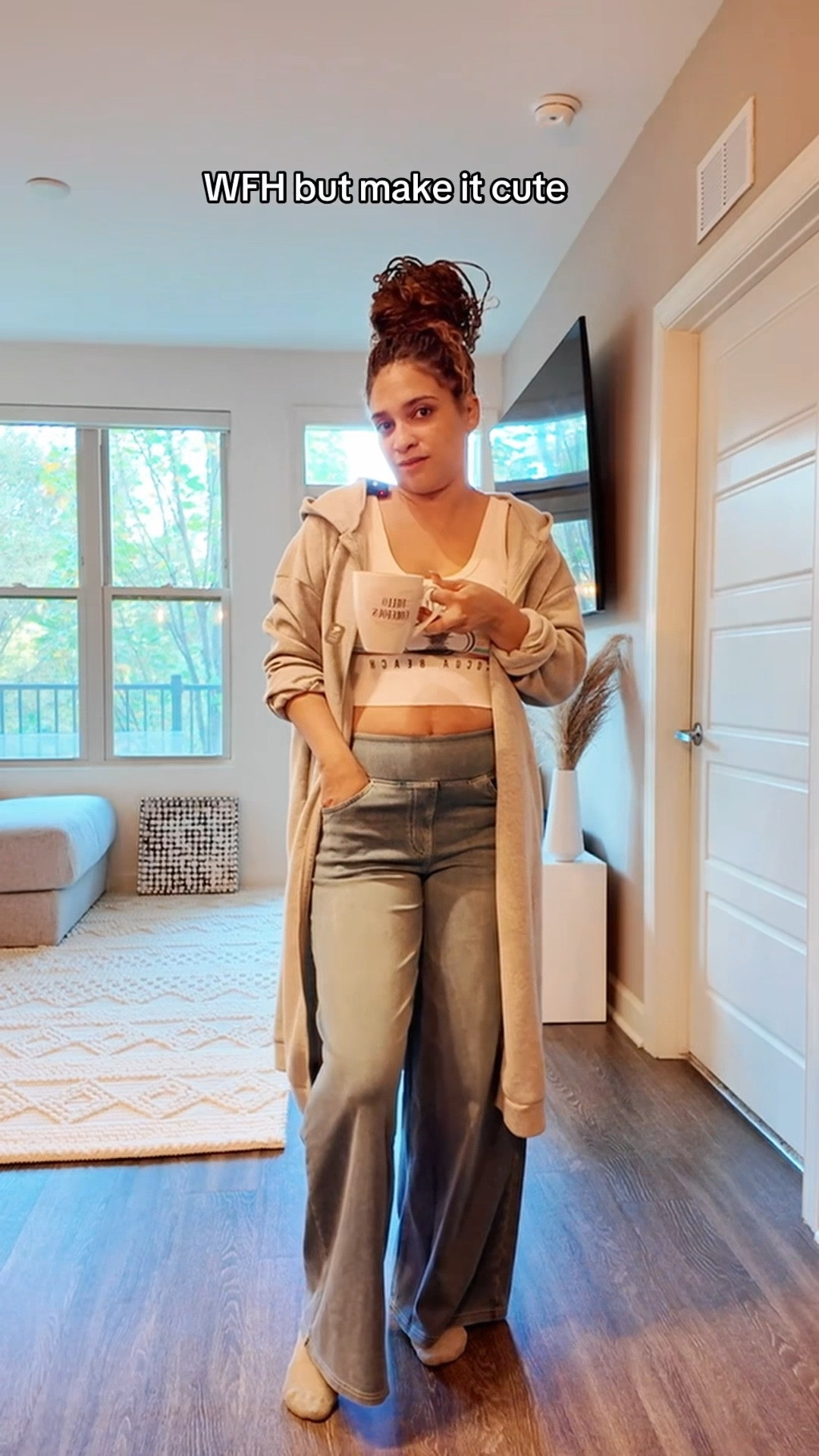 I usually live in leggings when I WFH… but these have changed my mind 👖✨ Cute, comfy, and stretchy enough for all-day wear 💻💕

#LTKFindsUnder50