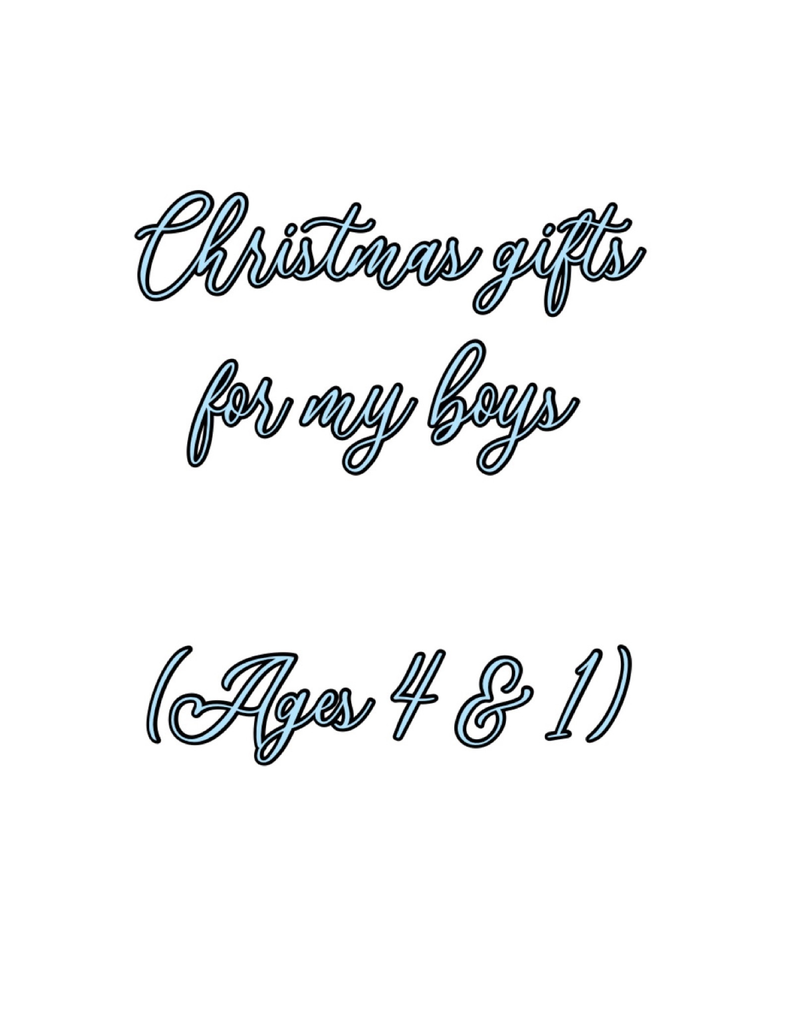 Gifts for toddler boys 

#LTKkids #LTKfamily #LTKunder100