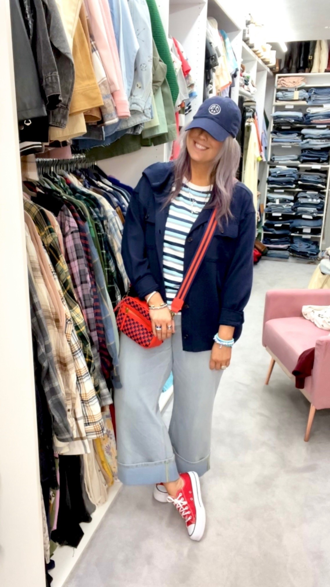 Amazon striped top - L - TTS
Halara jeans - XL - TTS leaning big
Red Converse - go down 1/2

#amazon #amazonfashion amazon finds, amazon find, amazon style, amazon fashion, amazon clothing, amazon outfit, found it on amazon, amazon fashion finds, amazon summer, amazon spring, amazon fall, amazon winter, amazon outfit inspo, amazon outfit inspiration, amazon curves, amazon curvy, curvy amazon, midsize amazon, amazon midsize, amazon ootd, amazon shopping, new on amazon 

#LTKStyleTip #LTKFindsUnder50 #LTKMidsize