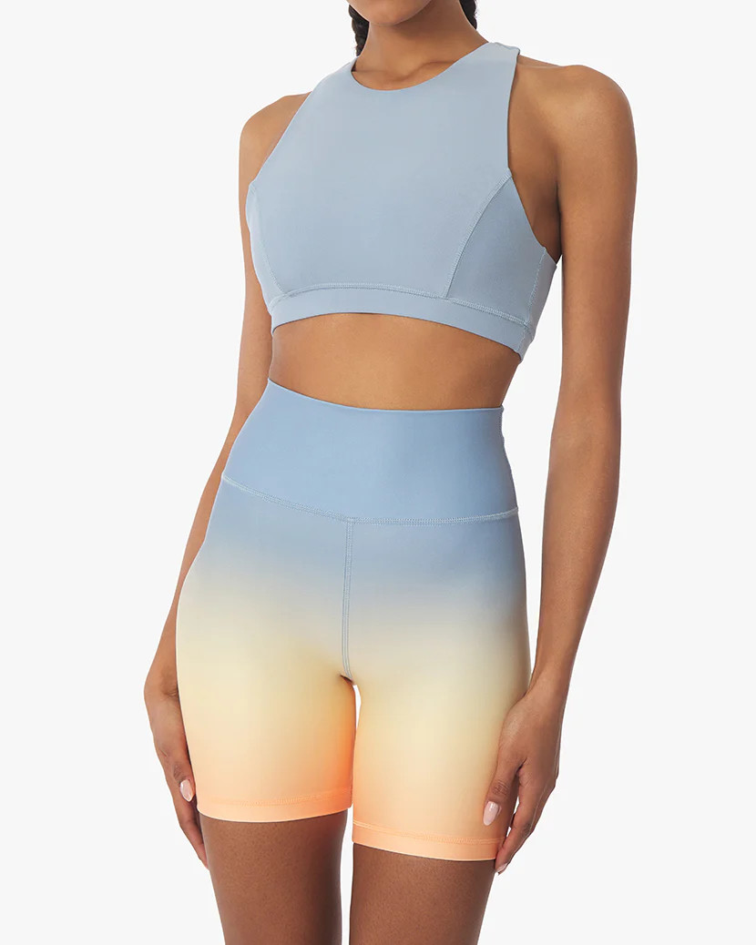 Biker Gradient Short Brushed Poly | We Wore What