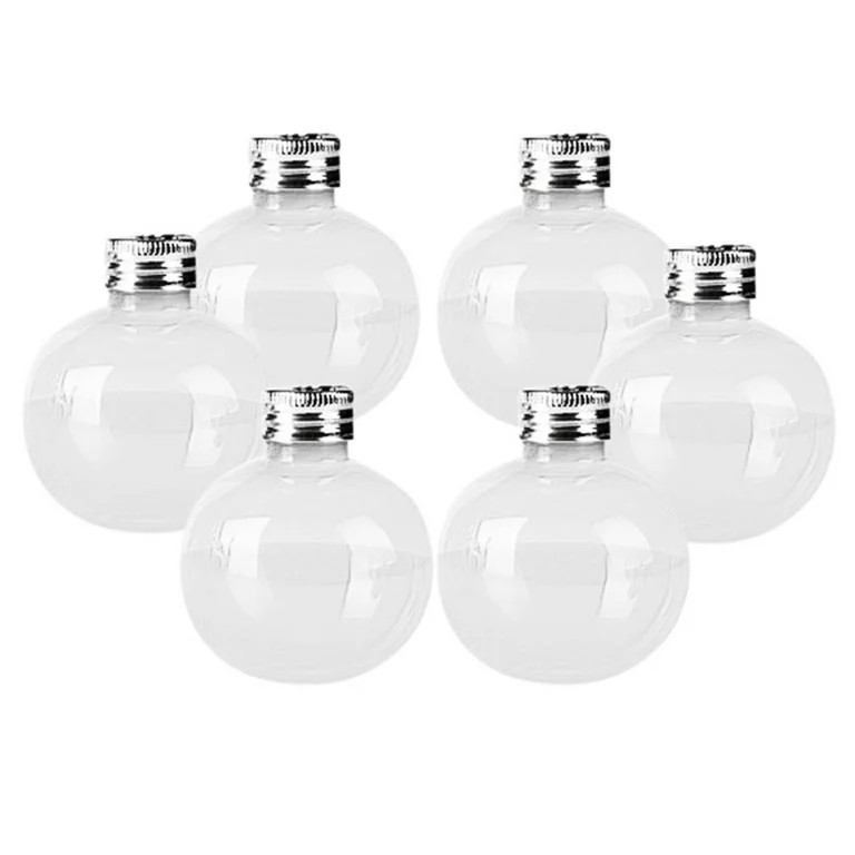 6 Pack Booze Filled Christmas Tree Ornaments Water Bottle Milk Juice Bulbs Cup | Walmart (US)