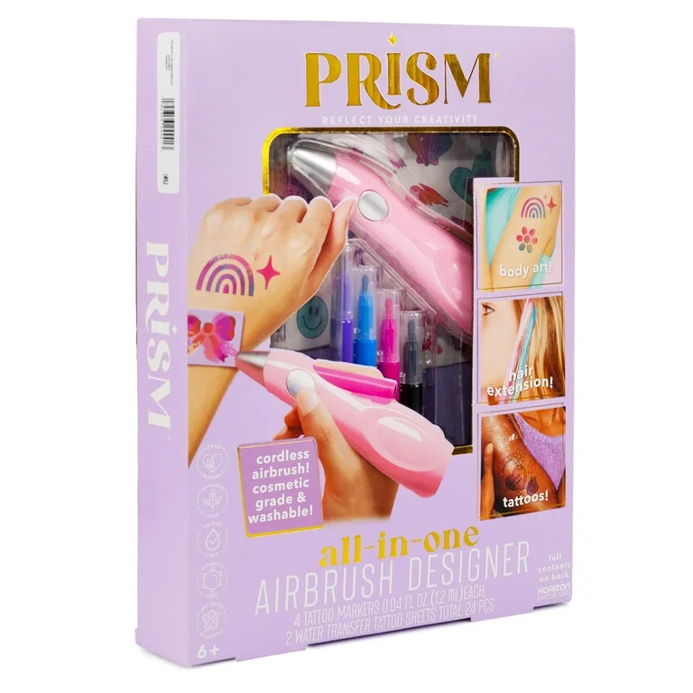 Prism All-in-One Multicolor Airbrush Designer, Boys and Girls, Child, Ages 6+ | Walmart (US)