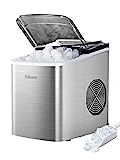 Silonn Ice Makers Countertop, 9 Cubes Ready in 6 Mins, 26lbs in 24Hrs, Self-Cleaning Ice Machine ... | Amazon (US)