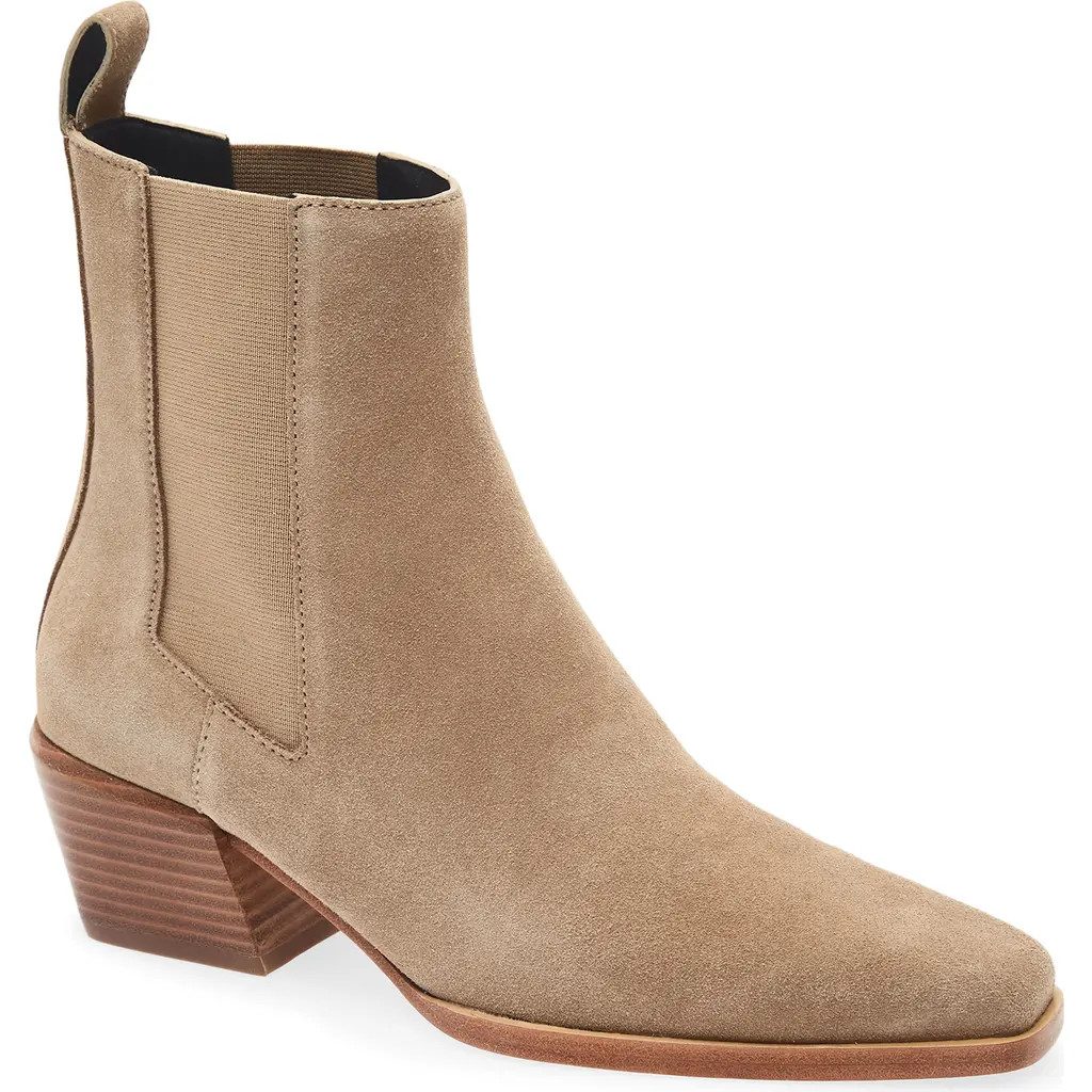 rag & bone Joni Chelsea Bootie in Camel Suede at Nordstrom Rack, Size 8.5Us / 38.5Eu | Nordstrom Rack