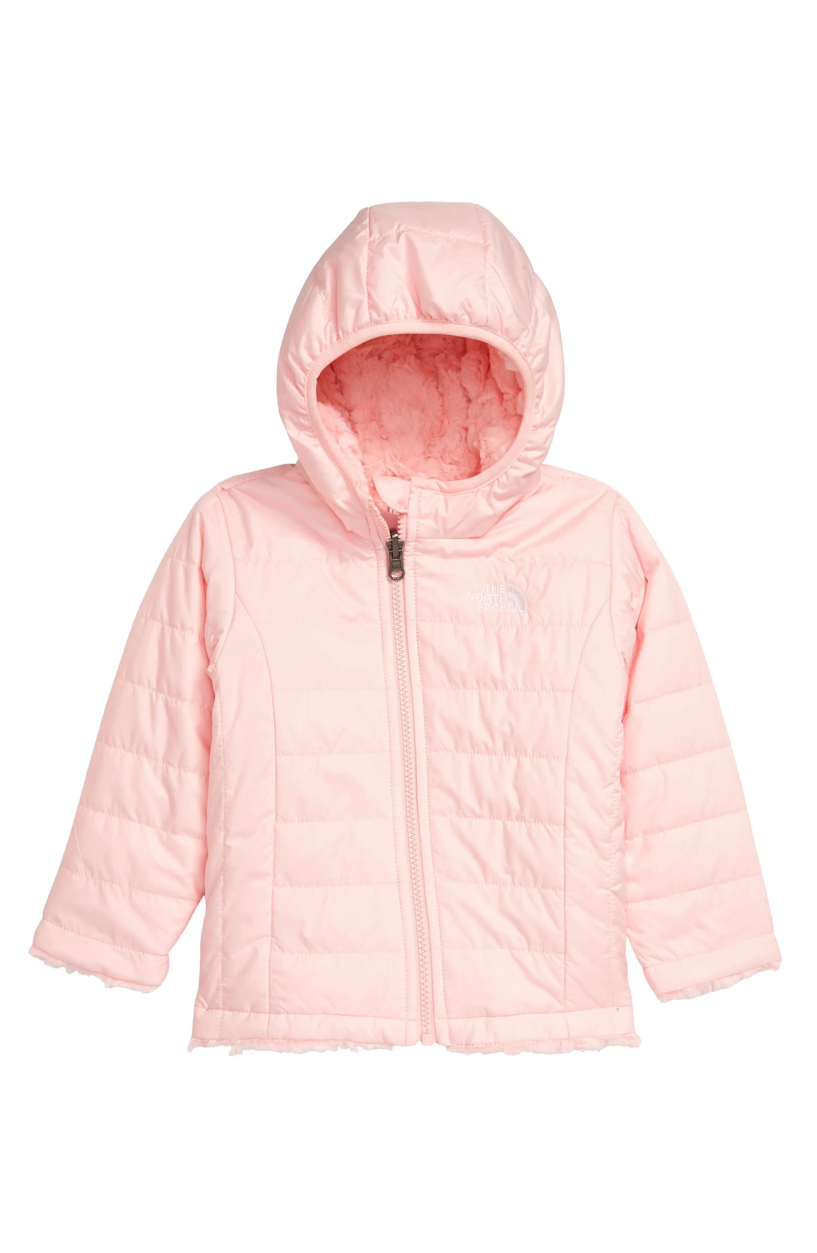 Infant Girl's The North Face Mossbud Reversible Water Repellent Jacket, Size 6-12M - Pink | Nordstrom