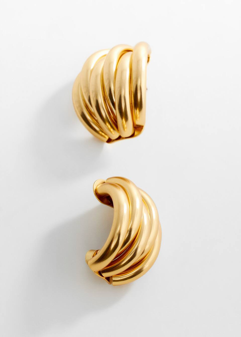 Crossover earrings -  Women | Mango USA | MANGO (US)