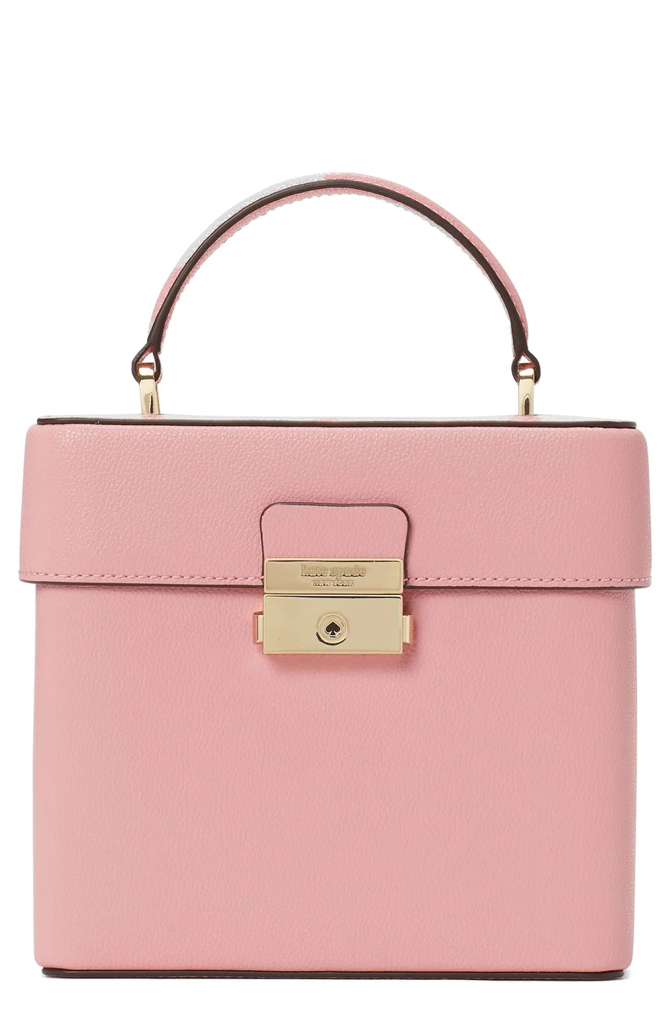 kate spade new york voyage small leather crossbody bag in Pink Sugar at Nordstrom | Nordstrom