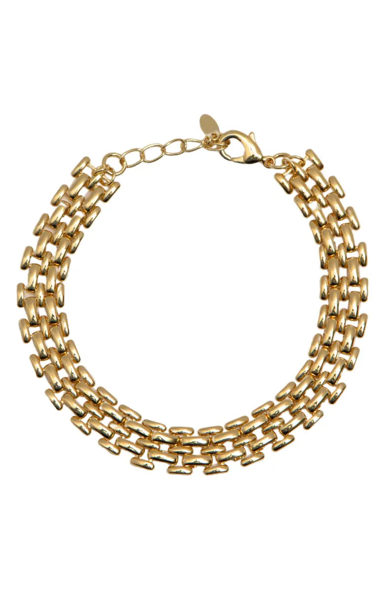 Argento Vivo Sterling Silver Panthera Link Bracelet | Nordstrom | Nordstrom