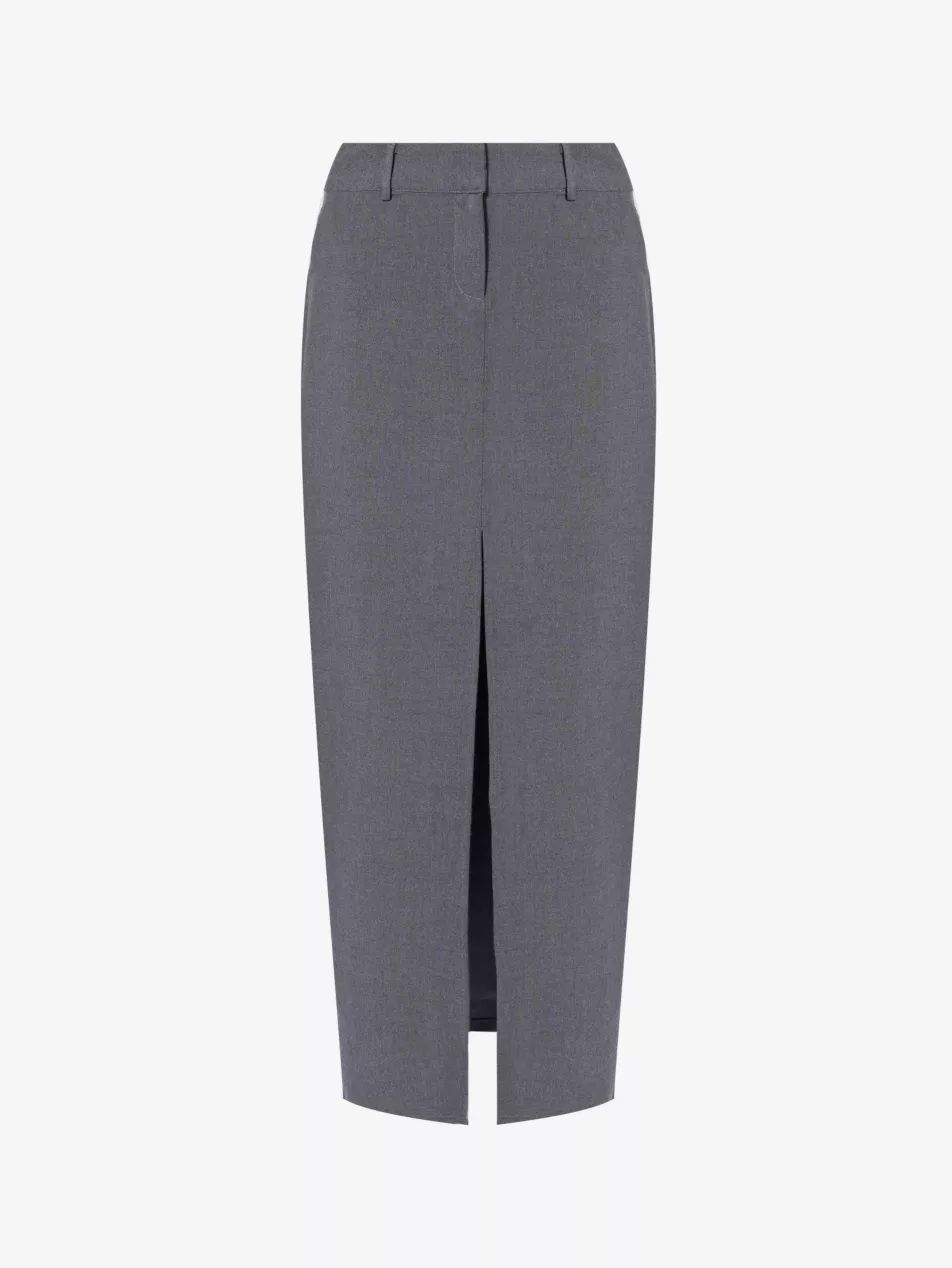 Posie front-slit stretch-woven maxi skirt | Selfridges