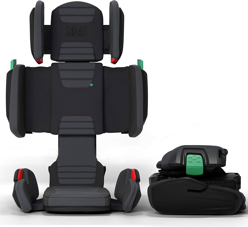 mifold hifold fit-and-fold Highback Booster Seat, – Adjustable Narrow, Foldable Booster Car Sea... | Amazon (US)