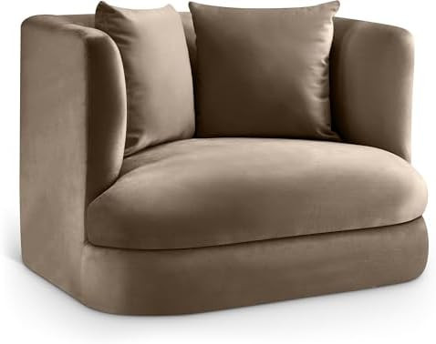 Meridian Furniture 699Taupe-C Alder Collection Modern | Contemporary Chair with Ultra Luxe Taupe ... | Amazon (US)