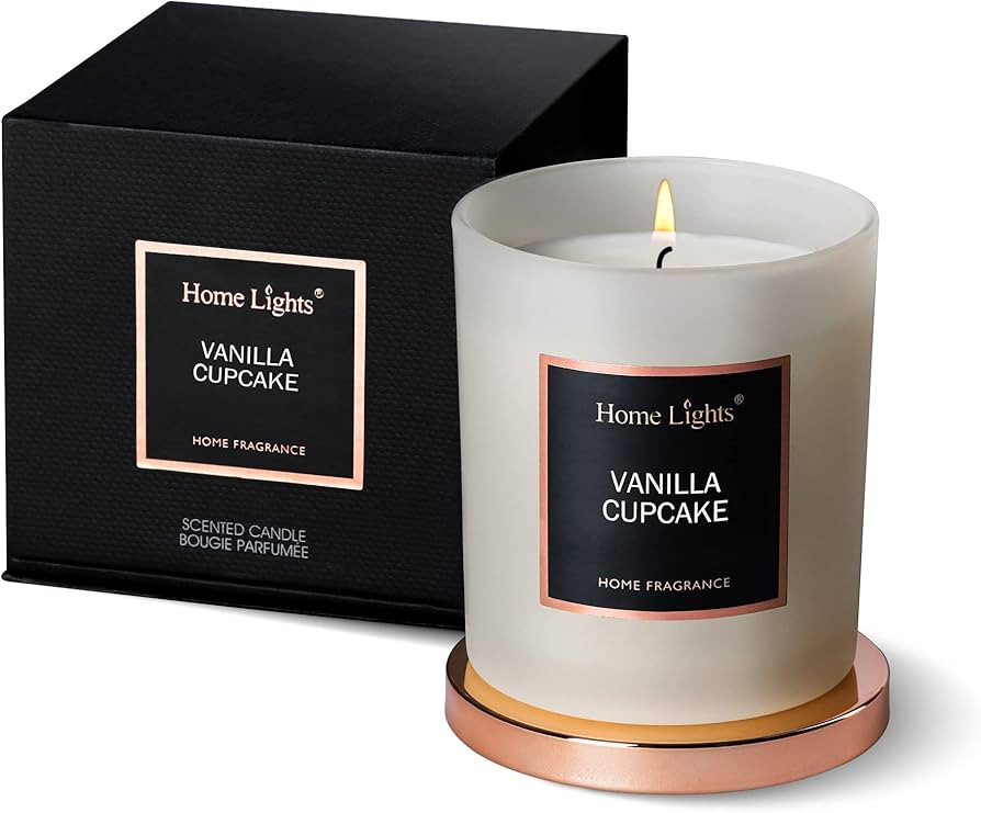 Scented Jar Candle with Favorite Natural Fragrances - Quality Soy Wax, Smokeless Cotton Wick, Lon... | Amazon (US)