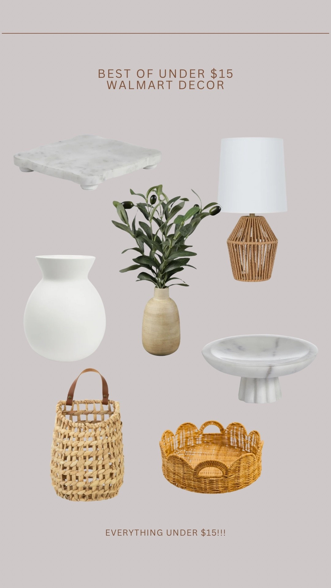 The BEST @walmart decor finds under $15 😍😍 #walmartpartner #walmart

#LTKSaleAlert #LTKHome