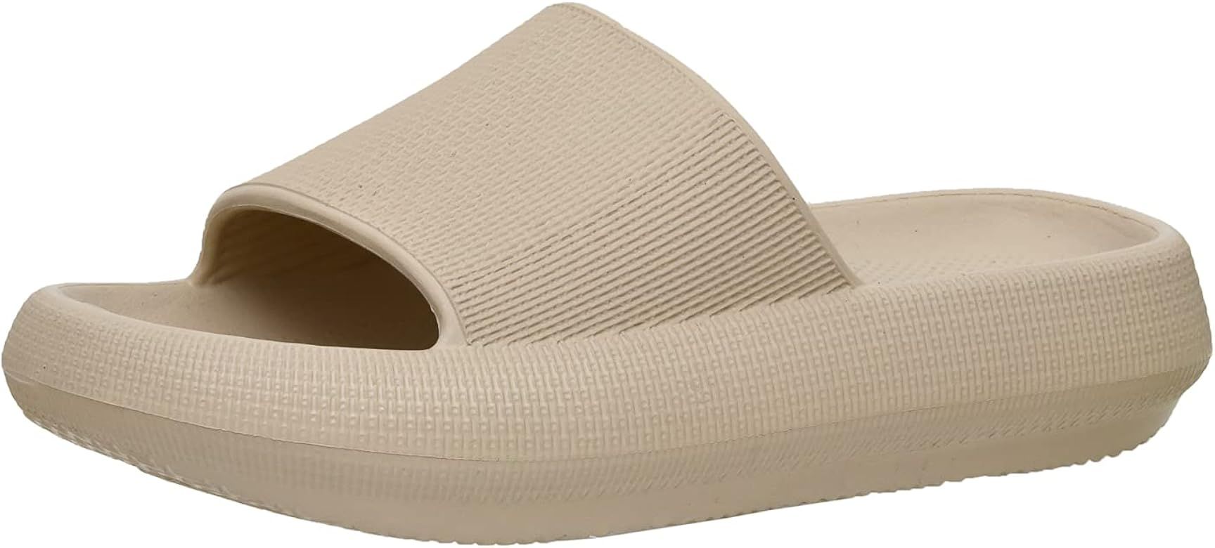 Cushionaire Women's Feather recovery cloud slide sandal with +Comfort | Amazon (US)