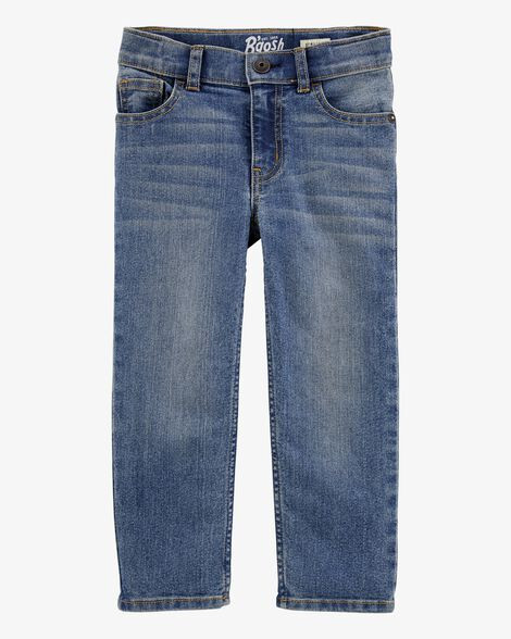 Toddler Neutral Medium Wash Straight-Leg Jeans - OshKosh B'gosh | Carter's | Carter's Inc