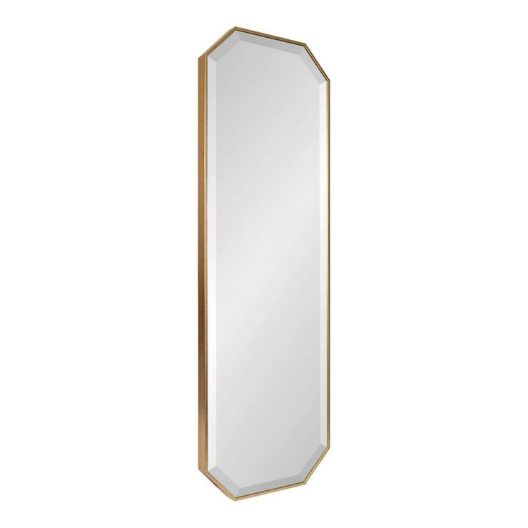 16" x 48" Rhodes Full Length Wall Mirror Gold - Kate & Laurel All Things Decor | Target