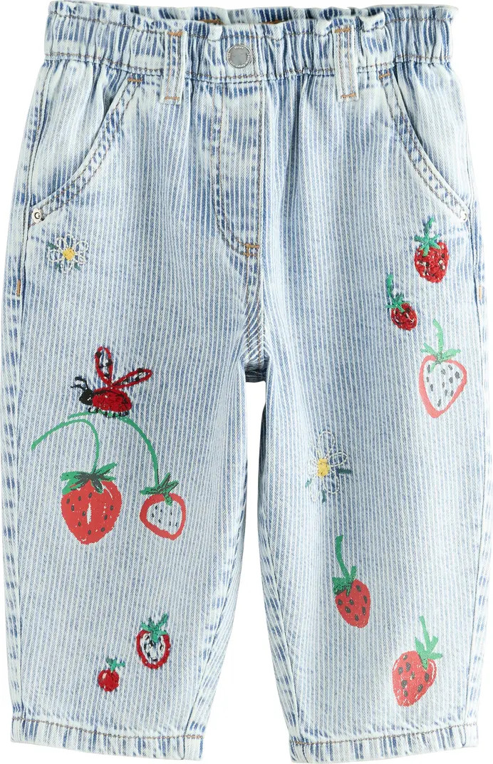 NEXT Kids' Stripe Embroidery Jeans | Nordstrom | Nordstrom