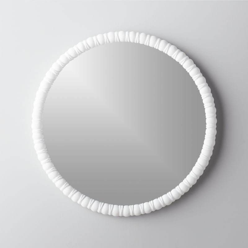 Sequrata Round Wall Mirror 32" + Reviews | CB2 | CB2