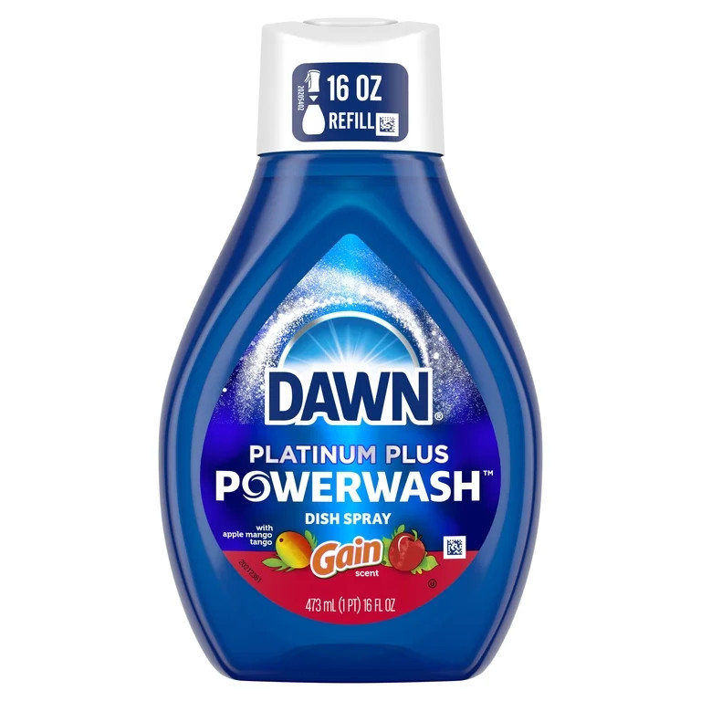 Dawn Powerwash Gain Apple Mango Tango Dish Spray, Liquid Dish Soap Refill, 16 fl oz | Walmart (US)