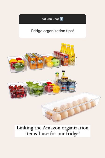 Amazon fridge organization! 



#LTKunder50 #LTKhome #LTKfamily