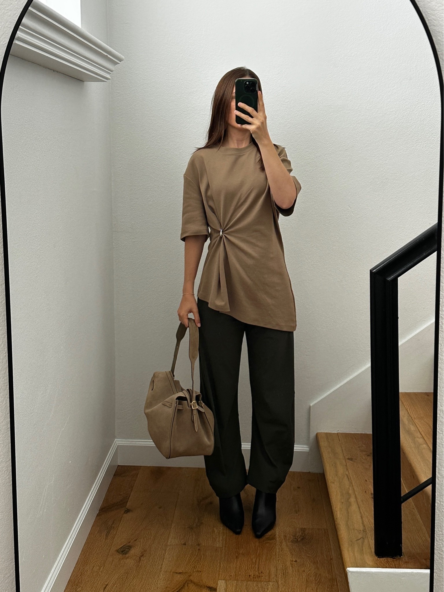Chic comfy pre-fall outfit 🤎

#LTKootd #LTKSeasonal #LTKWorkwear