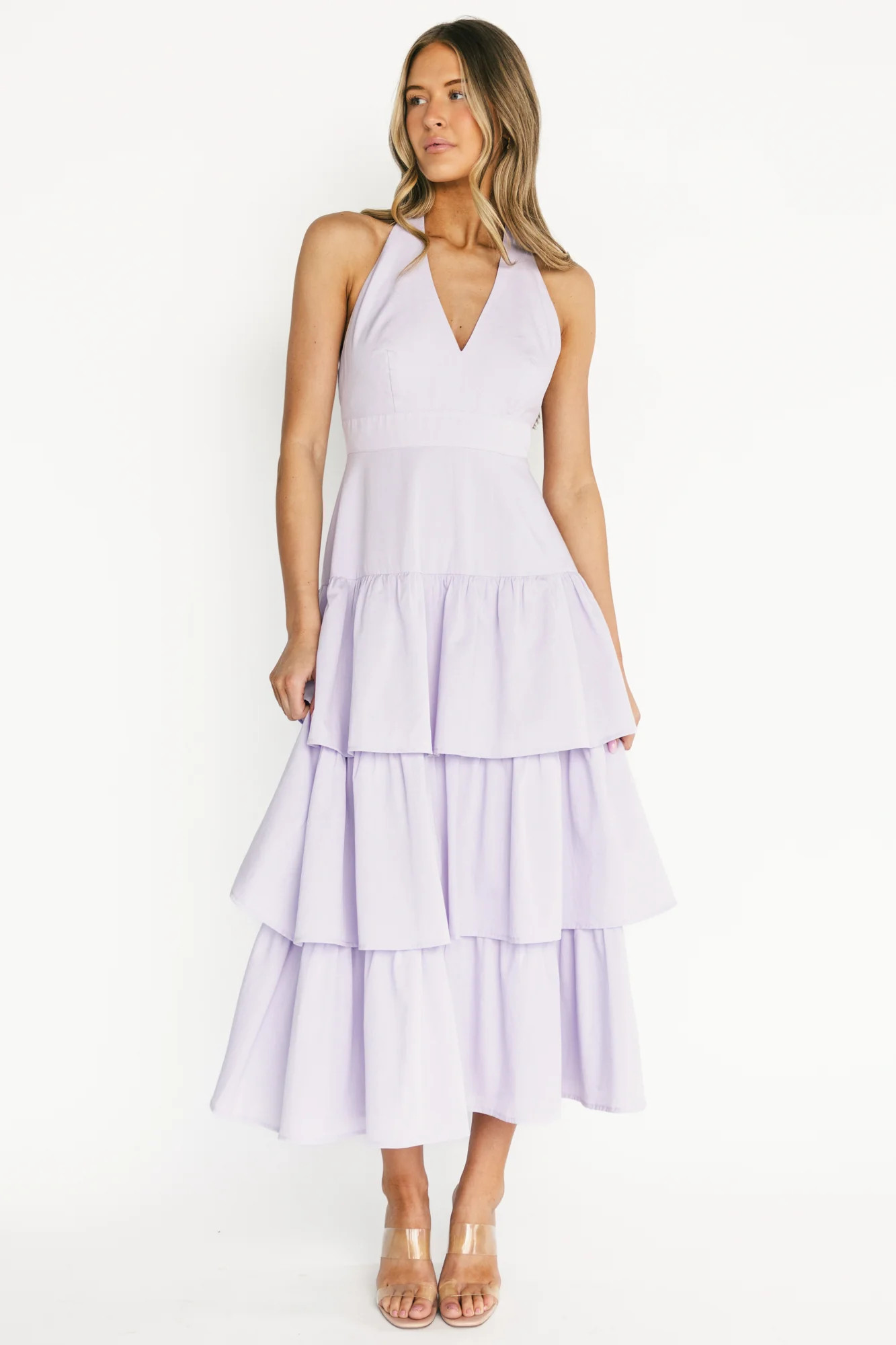 Savannah Tiered Maxi Dress — Light Purple | Baltic Born | Baltic Born