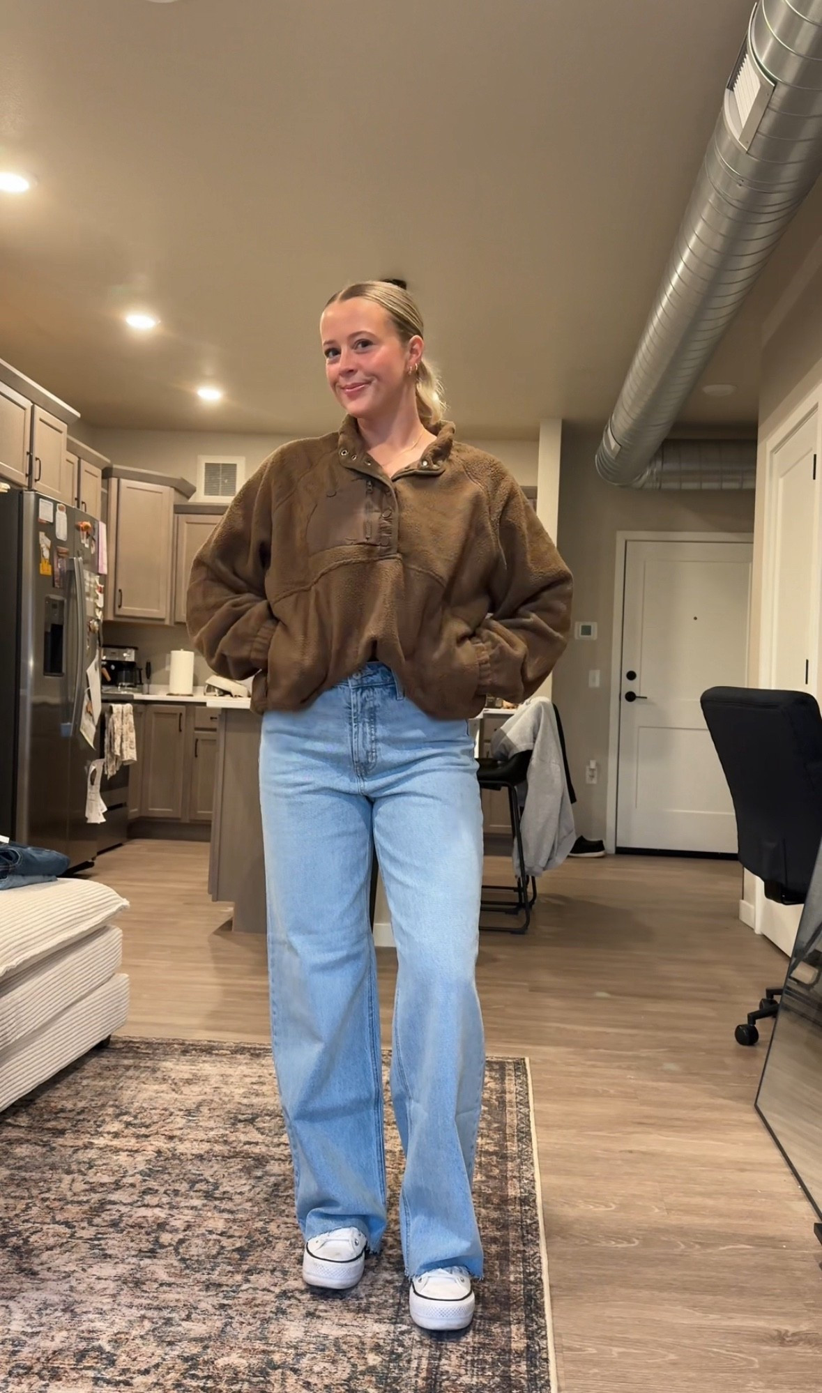 Fall uniform: cozy fleece pullover + jeans

#falloutfit #ootd #cozy

#LTKFindsUnder50 #LTKSeasonal #LTKU