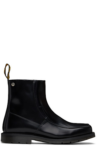 Black Durrow Zip Boots | SSENSE