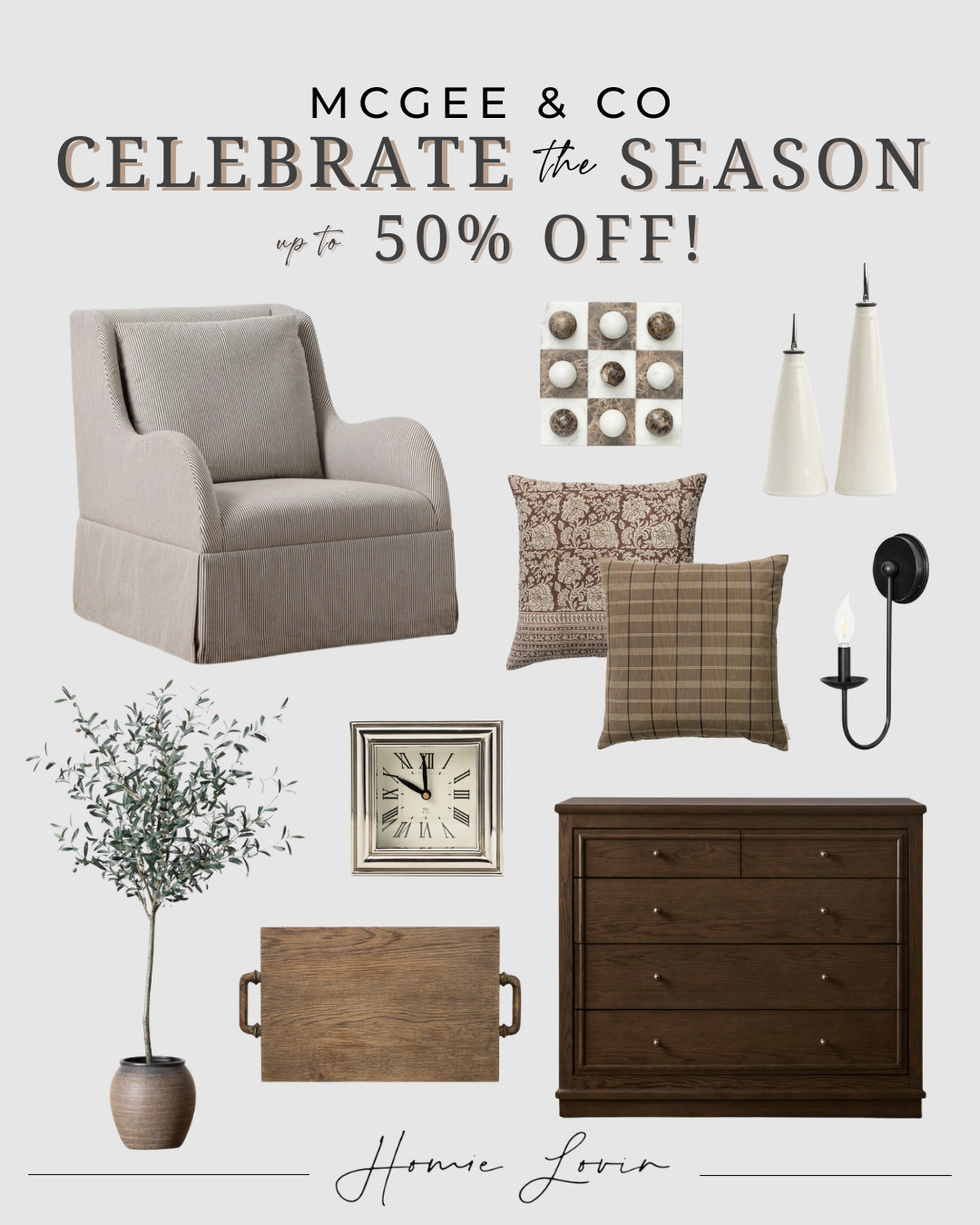 Celebrate the Season with McGee & Co! Up to 50% off right now!

furniture, home decor, interior design #StudioMcGee #McGee&Co 

 #LTKHome #LTKSaleAlert
