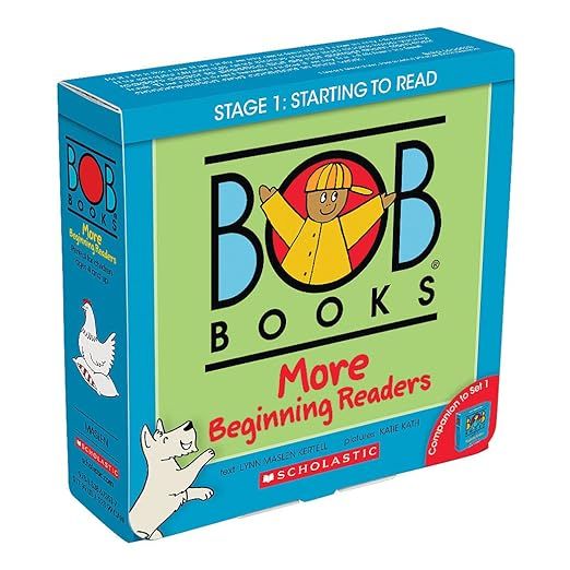 Bob Books - More Beginning Readers Box Set | Phonics, Ages 4 and up, Kindergarten (Stage 1: Start... | Amazon (US)