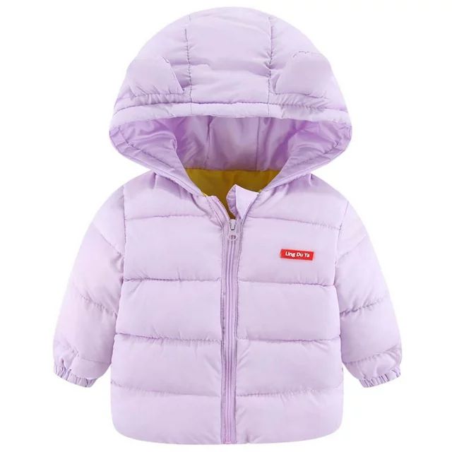 Konbeca Baby Boys Girls Winter Coat,Warm Hooded Puffer,Dinosaur Cartoon Down Jacket,Kids Outwear ... | Walmart (US)