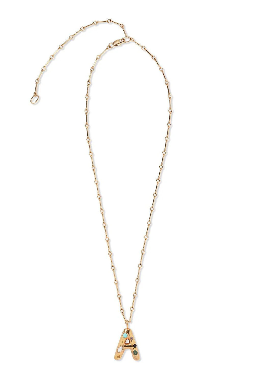 Confetti Letter Necklace | LIZZIE FORTUNATO | Marissa Collections