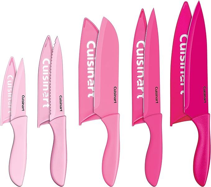 Cuisinart 10pc Ceramic Coated Color Knife Set - Pink for BCRF, C55-10PCPK | Amazon (US)